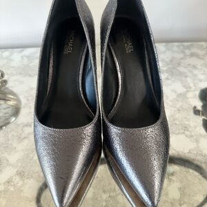 Michael Kors Metallic Silver Heels